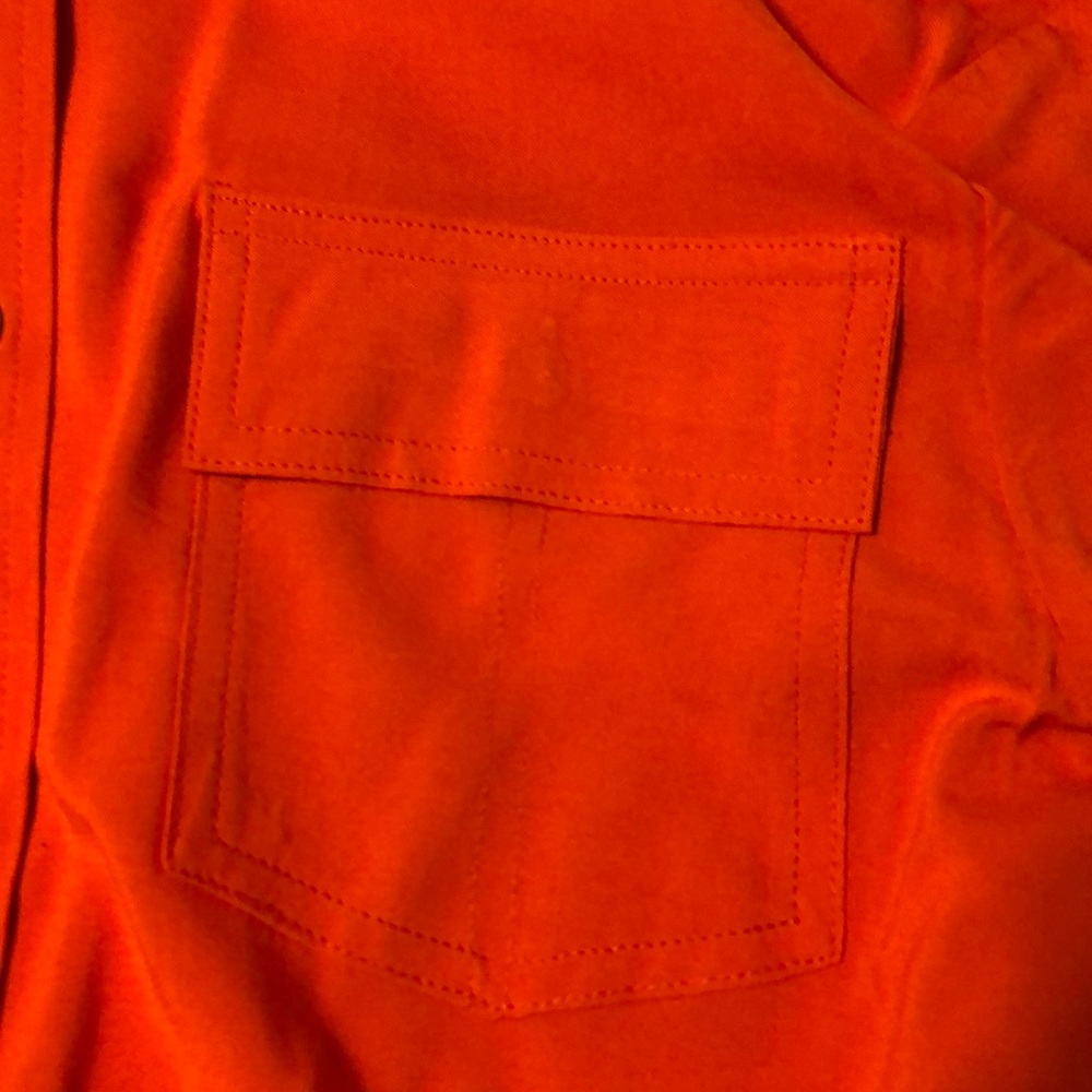Orange button down - Picture 4 of 6